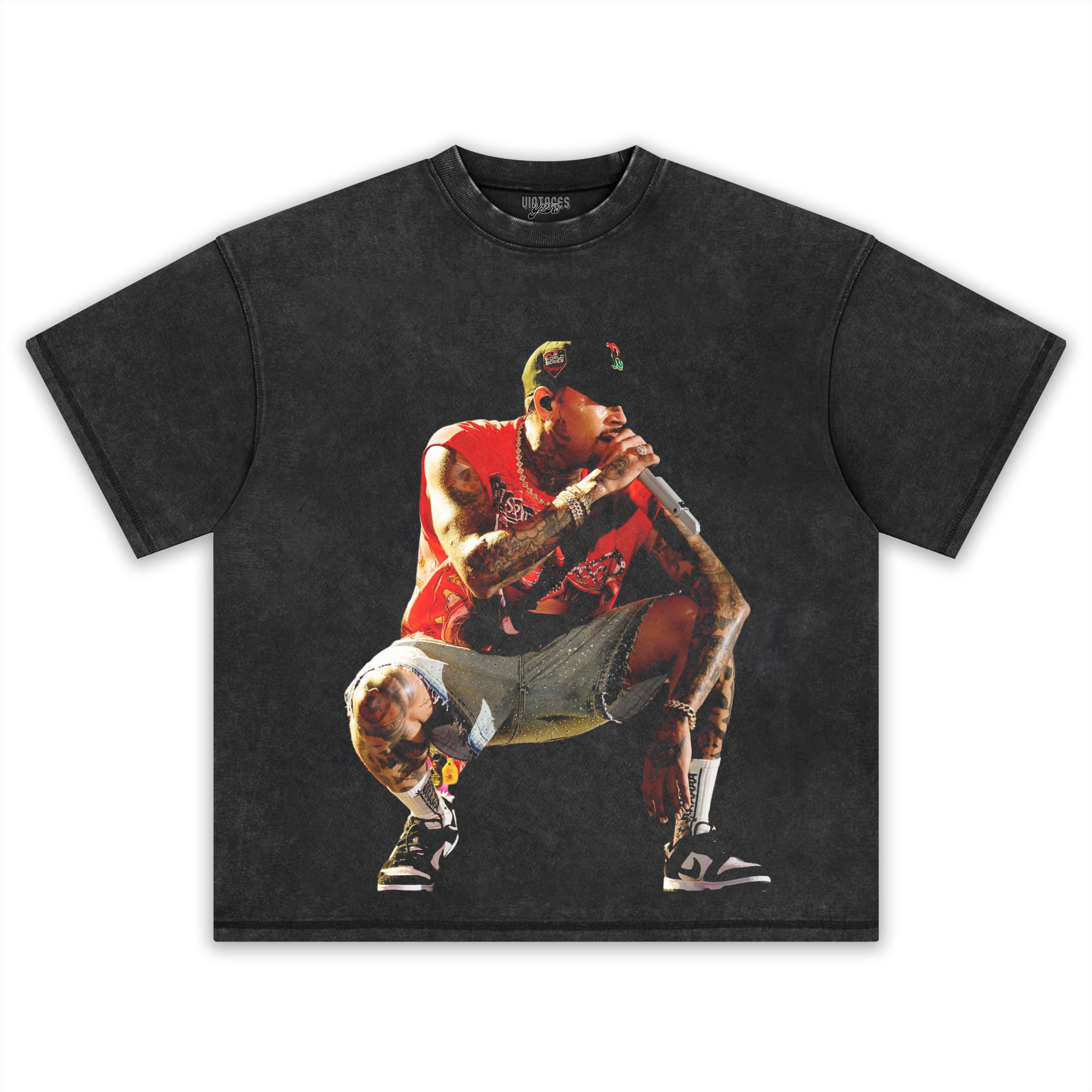 CHRIS BROWN CONCERT HIGHLIGHTS V8 TEE