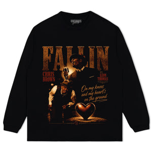 CHRIS BROWN & LEON THOMAS - FALLIN TANK TOP & TEE & LONG SLEEVE & LAYERED LS & HOODIE
