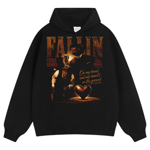 CHRIS BROWN & LEON THOMAS - FALLIN TANK TOP & TEE & LONG SLEEVE & LAYERED LS & HOODIE