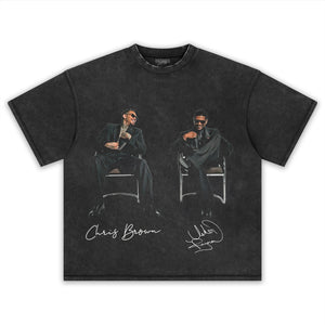 CHRIS BROWN & USHER THE R&B TOUR TANK TOP & TEE & LONG SLEEVE & LAYERED LS & HOODIE