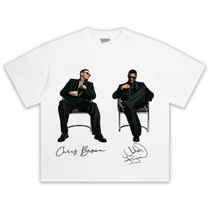 CHRIS BROWN & USHER THE R&B TOUR TANK TOP & TEE & LONG SLEEVE & LAYERED LS & HOODIE