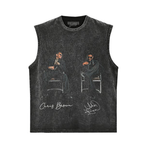 CHRIS BROWN & USHER THE R&B TOUR TANK TOP & TEE & LONG SLEEVE & LAYERED LS & HOODIE