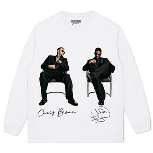 CHRIS BROWN & USHER THE R&B TOUR TANK TOP & TEE & LONG SLEEVE & LAYERED LS & HOODIE