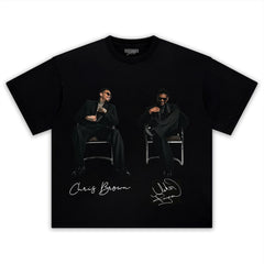CHRIS BROWN & USHER THE R&B TOUR TANK TOP & TEE & LONG SLEEVE & LAYERED LS & HOODIE