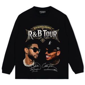 CHRIS BROWN & USHER THE R&B TOUR V3 TANK TOP & TEE & LONG SLEEVE & LAYERED LS & HOODIE