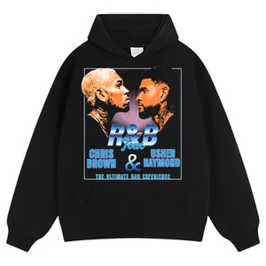 CHRIS BROWN & USHER THE R&B TOUR V5 TANK TOP & TEE & LONG SLEEVE & LAYERED LS & HOODIE