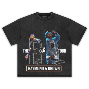 CHRIS BROWN & USHER THE R&B TOUR V6 TANK TOP & TEE & LONG SLEEVE & LAYERED LS & HOODIE