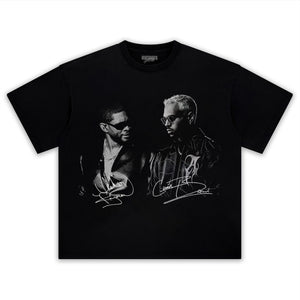 CHRIS BROWN & USHER THE R&B TOUR V7 TANK TOP & TEE & LONG SLEEVE & LAYERED LS & HOODIE