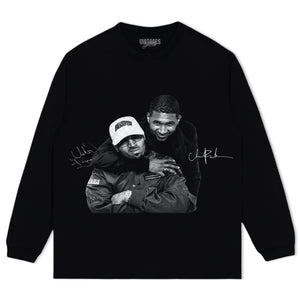 CHRIS BROWN & USHER V3 TANK TOP & TEE & LONG SLEEVE & LAYERED LS & HOODIE