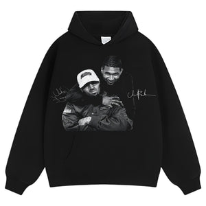 CHRIS BROWN & USHER V3 TANK TOP & TEE & LONG SLEEVE & LAYERED LS & HOODIE