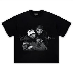 CHRIS BROWN & USHER V3 TANK TOP & TEE & LONG SLEEVE & LAYERED LS & HOODIE
