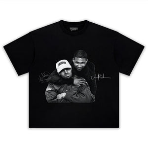 CHRIS BROWN & USHER V3 TANK TOP & TEE & LONG SLEEVE & LAYERED LS & HOODIE
