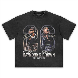 CHRIS BROWN & USHER V4 TANK TOP & TEE & LONG SLEEVE & LAYERED LS & HOODIE