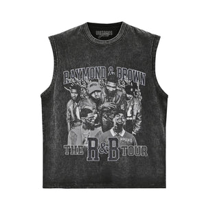 CHRIS BROWN & USHER V5 TANK TOP & TEE & LONG SLEEVE & LAYERED LS & HOODIE