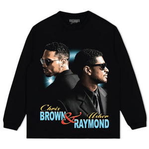 CHRIS BROWN & USHER V5 VITAGE TANK TOP & TEE & LONG SLEEVE & LAYERED LS & HOODIE