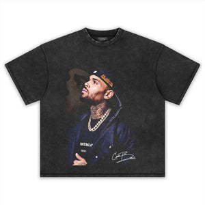 CHRIS BROWN VINTAGE ART TANK TOP & TEE & LONG SLEEVE & LAYERED LS & HOODIE