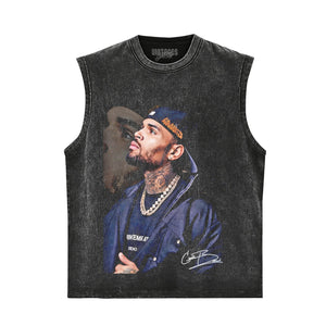 CHRIS BROWN VINTAGE ART TANK TOP & TEE & LONG SLEEVE & LAYERED LS & HOODIE