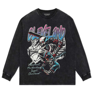 CLEVELAND BASEBALL TEE & LS & HOODIE