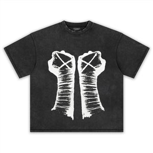 CM PUNK FISTS TANK TOP & TEE & LONG SLEEVE & LAYERED LS & HOODIE
