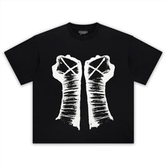 CM PUNK FISTS TANK TOP & TEE & LONG SLEEVE & LAYERED LS & HOODIE