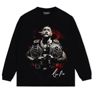 CONOR MCGREGOR UFC CHAMPION TANK TOP & TEE & LONG SLEEVE & LAYERED LS & HOODIE