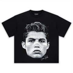CR7 CRISTIANO RONALDO FACE TEE & LS & HOODIE
