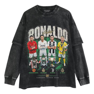 CR7 LEGENDS NEVER FADE TANK TOP & TEE & LONG SLEEVE & LAYERED LS & HOODIE