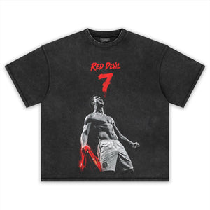 CRISTIANO RONALDO - RED DEVIL TANK TOP & TEE & LONG SLEEVE & LAYERED LS & HOODIE