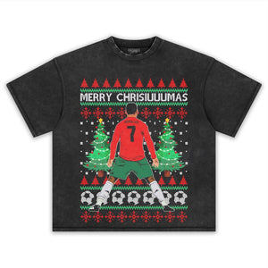 CRISTIANO RONALDO 2025 CHRISTMAS TEE & LS & HOODIE