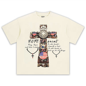 CROSS OF HOPE TEE & LS