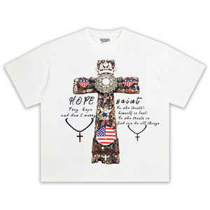 CROSS OF HOPE TEE & LS
