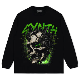 CYBER SKULL STREETWEAR TANK TOP & TEE & LONG SLEEVE & LAYERED LS & HOODIE
