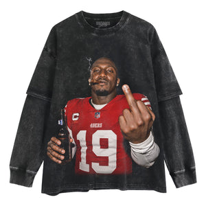 DEEBO SAMUEL - MIDDLE FINGER TANK TOP & TEE & LONG SLEEVE & LAYERED LS & HOODIE