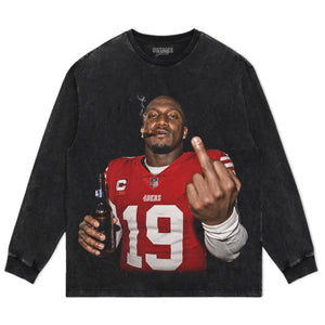 DEEBO SAMUEL - MIDDLE FINGER TANK TOP & TEE & LONG SLEEVE & LAYERED LS & HOODIE