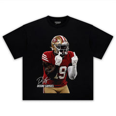 DEEBO SAMUEL - MIDDLE FINGER V3 TANK TOP & TEE & LONG SLEEVE & LAYERED LS & HOODIE
