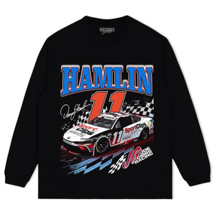 DENNY HAMLIN NASCAR VINTAGE TANK TOP & TEE & LONG SLEEVE & LAYERED LS & HOODIE