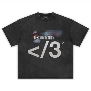 DESTROYLONELY & BROKEN HEARTS 3 TEE