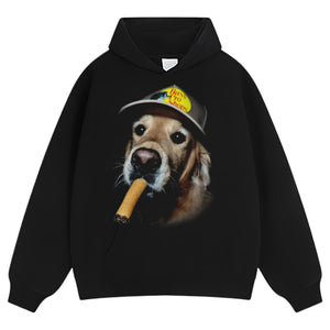 DOG SMOKING TANK TOP & TEE & LONG SLEEVE & LAYERED LS & HOODIE