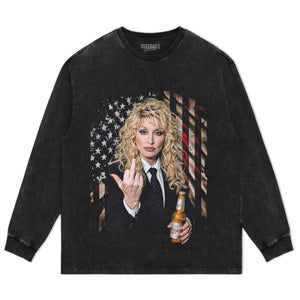 DOLLY PARTON USA MUSIC TANK TOP & TEE & LONG SLEEVE & LAYERED LS & HOODIE