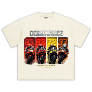 DOMINANCE 2026 – CONTROL THE GRID MOTOGP RIDERS EDITION TANK TOP & TEE & LONG SLEEVE & LAYERED LS & HOODIE