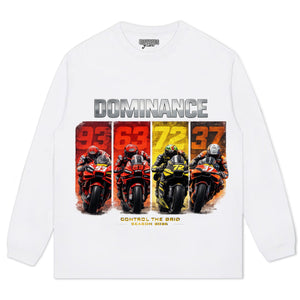 DOMINANCE 2026 – CONTROL THE GRID MOTOGP RIDERS EDITION TANK TOP & TEE & LONG SLEEVE & LAYERED LS & HOODIE