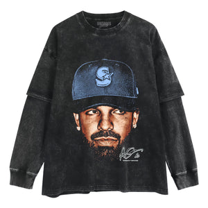 DRAKE ICEMAN FACE TANK TOP & TEE & LONG SLEEVE & LAYERED LS & HOODIE