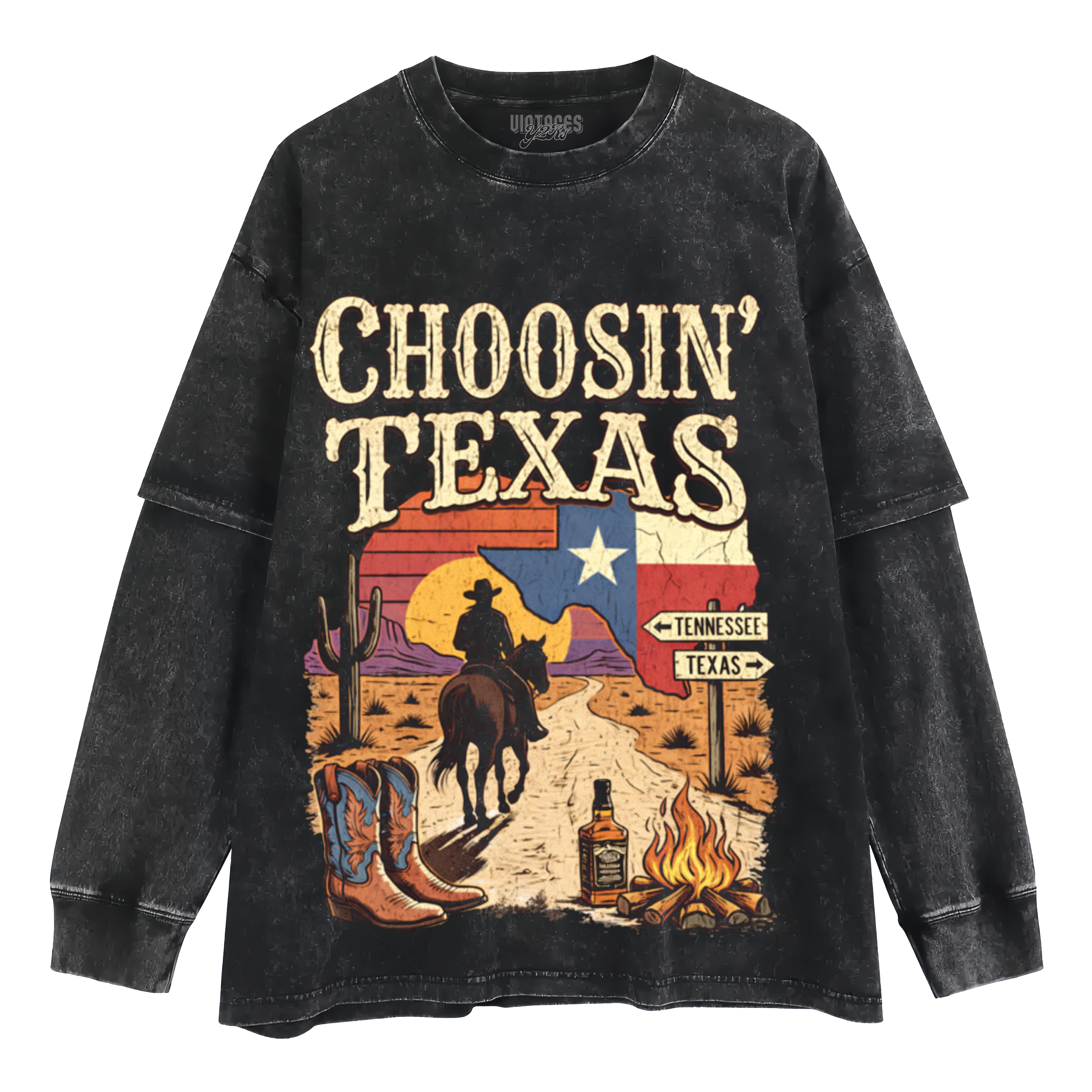 ELLA'S FELLAS CLUB LAYERED LONG SLEEVE
