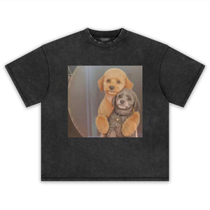EMBRACING DOG TEE