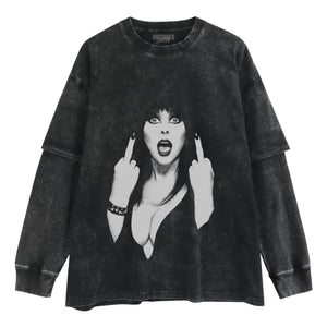 ELVIRA MISTRESS OF THE DARK TANK TOP & TEE & LONG SLEEVE & LAYERED LS & HOODIE