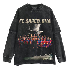 FC BARCELONA SUPER CUP 2026 LAYERED LONG SLEEVE