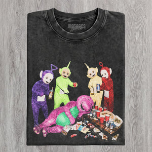 FUNNY TELETUBBIES V6 TANK TOP & TEE & LONG SLEEVE & LAYERED LS & HOODIE