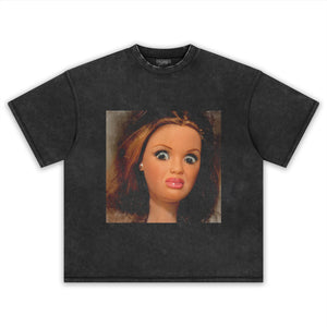 FUNNY DOLL FACE MEME TANK TOP & TEE & LONG SLEEVE & LAYERED LS & HOODIE