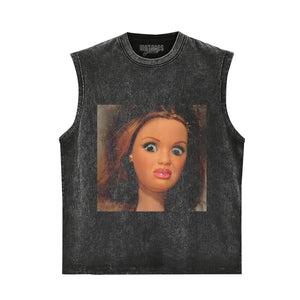 FUNNY DOLL FACE MEME TANK TOP & TEE & LONG SLEEVE & LAYERED LS & HOODIE