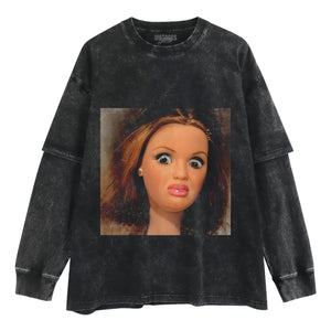FUNNY DOLL FACE MEME TANK TOP & TEE & LONG SLEEVE & LAYERED LS & HOODIE